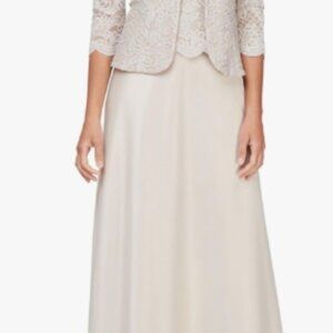 Alex Evenings Women's Two Piece Mother of The Bride Dress  Size 16